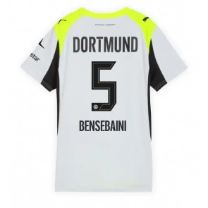 Lacne Ženy Futbalové dres Borussia Dortmund Ramy Bensebaini #5 2025-26 Krátky Rukáv - Preč